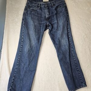 GAP Jeans mens 36x32 Straight Leg Denim Medium Blue Wash Gap for Good